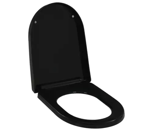 Tualetes Poda Sēdeklis, Lēnās Aizvēršanas Funkcija, Melns Vidaxl