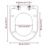 Klozeto Sėdynė Su Soft-Close Mechanizmu, Juoda