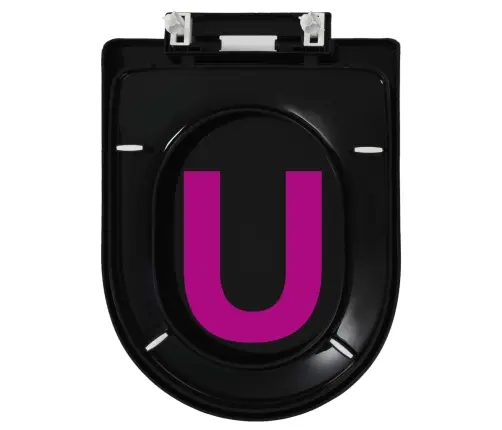 Tualetes Poda Sēdeklis, Lēnās Aizvēršanas Funkcija, Melns Vidaxl