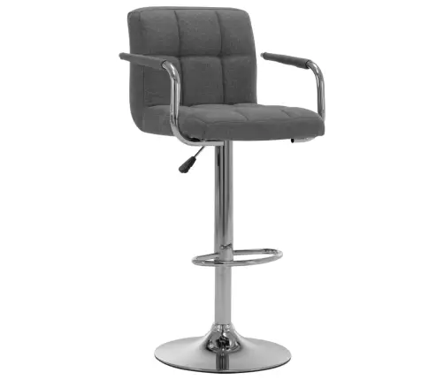 Bāra Krēsls, Gaiši Pelēks Audums Vidaxl