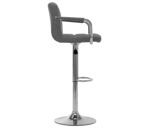 Bāra Krēsls, Gaiši Pelēks Audums Vidaxl