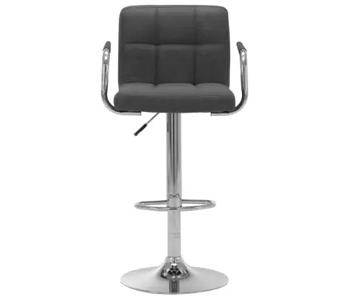 Baro Kėdė, Tamsiai Pilkos Spalvos, Audinys