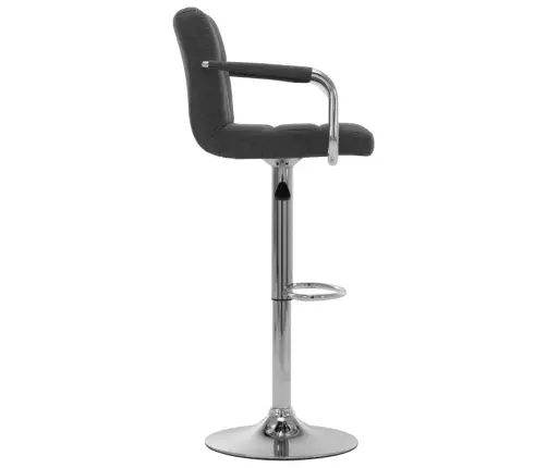 Baro Kėdė, Tamsiai Pilkos Spalvos, Audinys