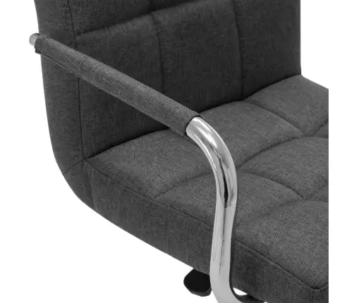 Baro Kėdė, Tamsiai Pilkos Spalvos, Audinys