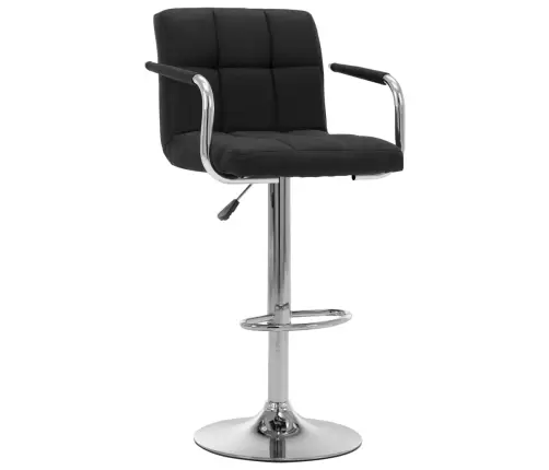 Bāra Krēsls, Melns Audums Vidaxl