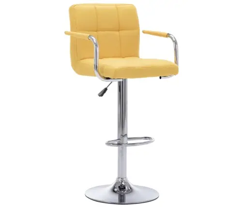 Bāra Krēsls, Dzeltens Audums Vidaxl