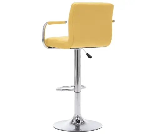 Bāra Krēsls, Dzeltens Audums Vidaxl
