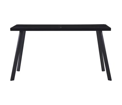 Virtuves Galds, Melns, 140X70X75 Cm, Rūdīts Stikls Vidaxl