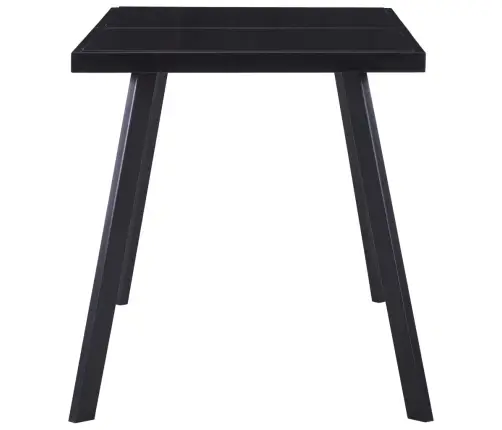 Virtuves Galds, Melns, 140X70X75 Cm, Rūdīts Stikls Vidaxl