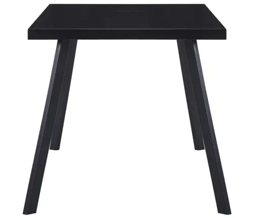 Virtuves Galds, Melns, 180X90X75 Cm, Rūdīts Stikls Vidaxl