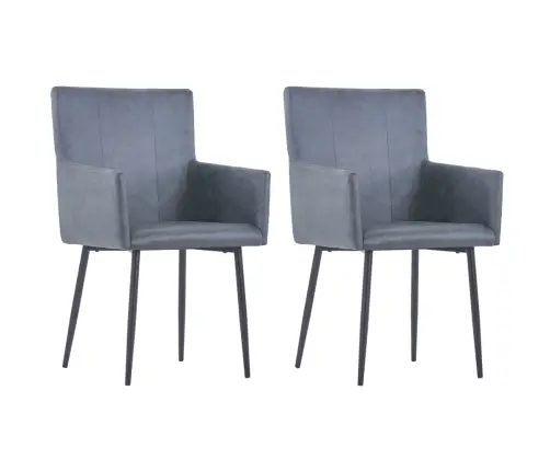 Käetugedega Söögitoolid 2 Tk Kunstnahk (Ainult Uk/Fi/Ie/No)