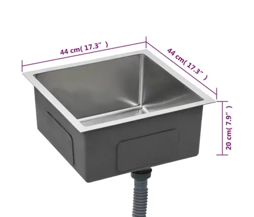 Virtuvės Plautuvė, Nerūdijantis Plienas, Rankų Darbo