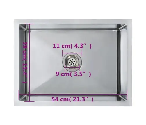 Käsitsi Valmistatud Köögivalamu, Roostevabast Terasest