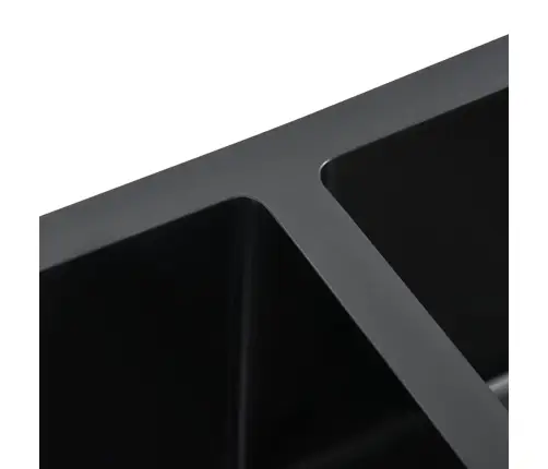 Käsitsi Valmistatud Köögivalamu, Must, Roostevaba Teras