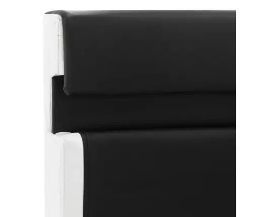 Lovos Rėmas Su Led, Juodos Spalvos, 140X200cm Dirbtinė Oda