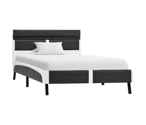 Lovos Rėmas Su Led, Pilkos Spalvos, 90X200 cm Dirbtinė Oda