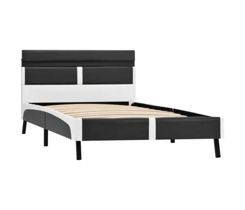 Lovos Rėmas Su Led, Pilkos Spalvos, 90X200 cm Dirbtinė Oda