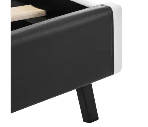 Voodiraam Lediga Ilma Madratsita Hall Kunstnahast 140 X 200 Cm