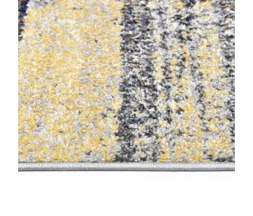 Paklājs Pelēka 120 X 170 Cm Polietilēns Vidaxl