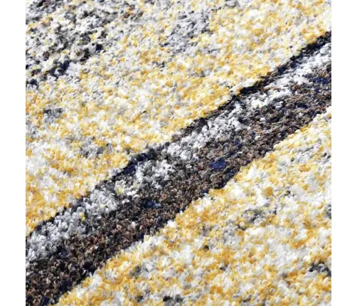 Paklājs Pelēka 120 X 170 Cm Polietilēns Vidaxl