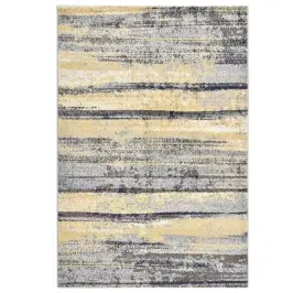 Paklājs Pelēka 120 X 170 Cm Polietilēns Vidaxl