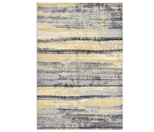 Paklājs Pelēka 120 X 170 Cm Polietilēns Vidaxl