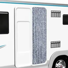 Putukakardin Sinine, Valge Ja Hõbedane 56 X 185 Cm Šenill