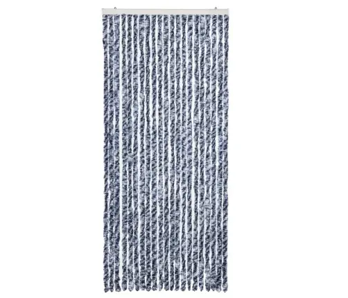 Putukakardin Sinine, Valge Ja Hõbedane 90 X 220 Cm Šenill