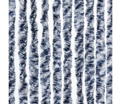 Putukakardin Sinine, Valge Ja Hõbedane 90 X 220 Cm Šenill