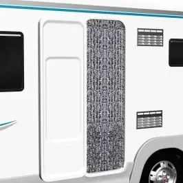 Kukaiņu Aizkars, 56X185 Cm, Brūns Un Bēšs Šenils Vidaxl