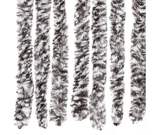 Kukaiņu Aizkars, 90X220 Cm, Brūns Un Bēšs Šenils Vidaxl