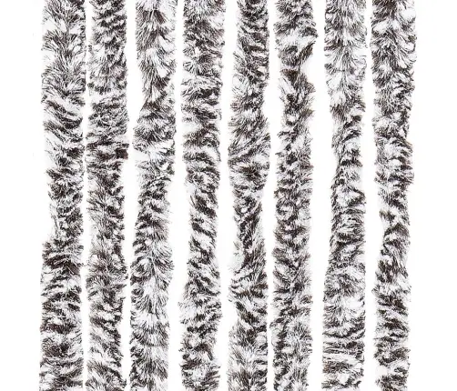 Kukaiņu Aizkars, 90X220 Cm, Brūns Un Bēšs Šenils Vidaxl