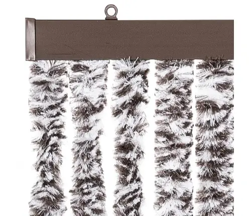 Kukaiņu Aizkars, 100X220 Cm, Brūns Un Bēšs Šenils Vidaxl