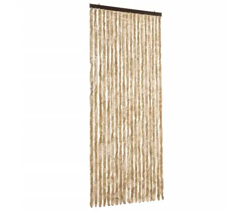 Kukaiņu Aizkars, 56X185 Cm, Bēšs Šenils Vidaxl