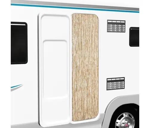 Kukaiņu Aizkars, 56X185 Cm, Bēšs Šenils Vidaxl