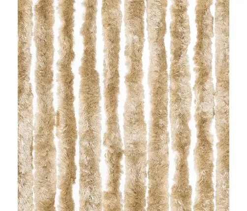 Kukaiņu Aizkars, 100X220 Cm, Bēšs Šenils Vidaxl