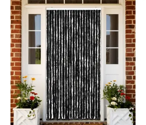 Kukaiņu Aizkars, 90X220Cm, Antracītpelēks Šenils Vidaxl