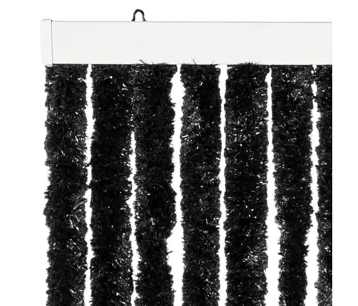 Kukaiņu Aizkars, 100X220 Cm, Antracītpelēks Šenils Vidaxl