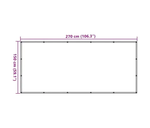 Piekabes Tīkls, Hdpe, 1,5X2,7 M, Melns Vidaxl