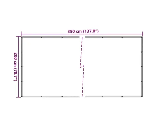 Koormavõrk Hdpe 2 X 3,5 M Must