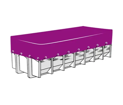 Konteinerivõrk Hdpe 3 X 6 M Must