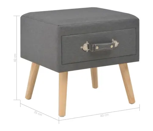 Öökapid 2 Tk, Tumehall, 40 X 35 X 40 cm Kangast