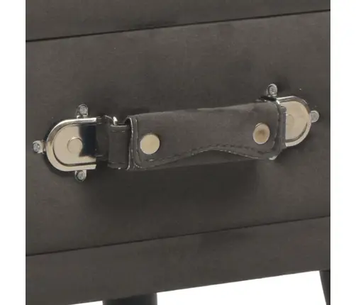 Naktiniai Staliukai, 2Vnt., Pilki, 40X35X40cm Aks.