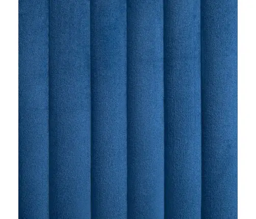 Valgomojo Kėdės, 2Vnt., Mėlynos Spalvos, Aksomas