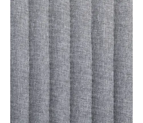 Virtuves Krēsli, 2 Gab., Gaiši Pelēks Audums Vidaxl