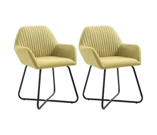 Söögitoolid 2 Tk, Roheline, Kangas