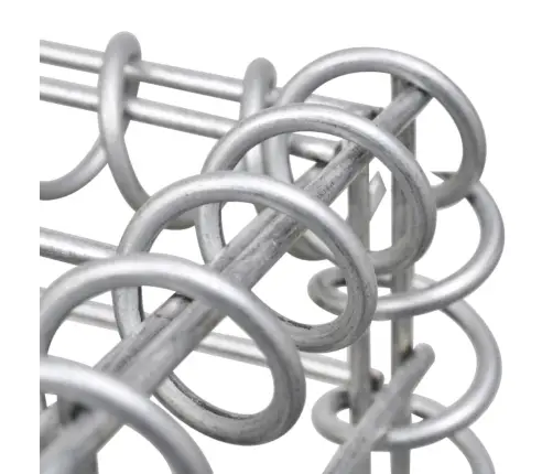 Gabioonkorvid 3 Tk, Tsingitud Teras 25 X 25 X 197 Cm