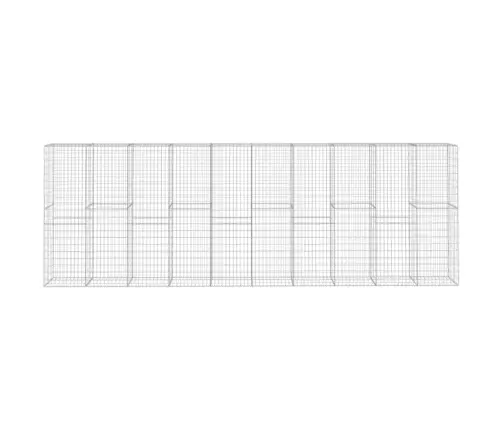 Gabions Ar Vāku, Cinkots Tērauds, 600X50X200 Cm Vidaxl