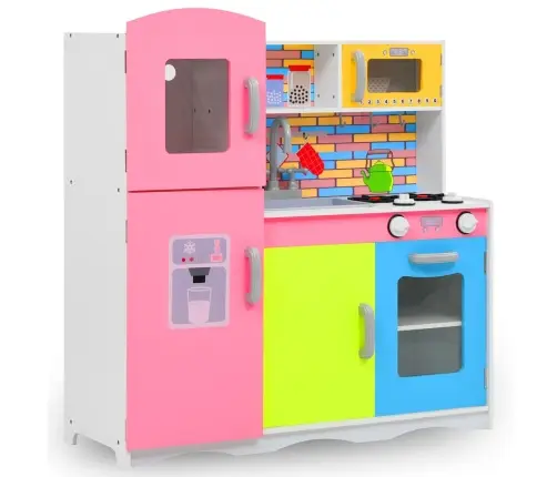 Vaikiška Virtuvėlė, Įvairių Spalvų, 80X30X85cm Mdf
