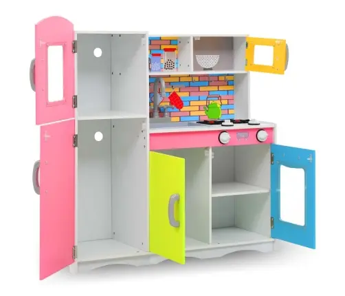 Vaikiška Virtuvėlė, Įvairių Spalvų, 80X30X85cm Mdf